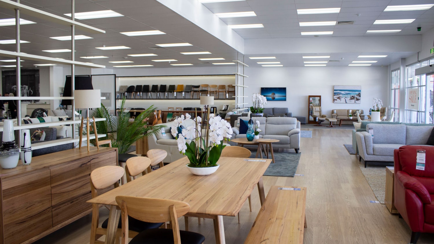 Berkowitz Furniture Project ADX Depot Steel stud dividing wall