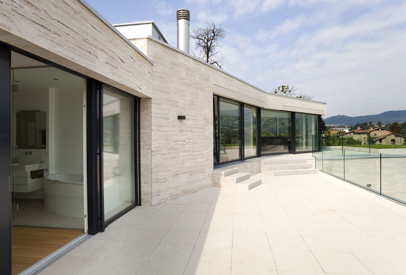 INNOVA Durafloor compressed fibre cement flooring used for an external terrace